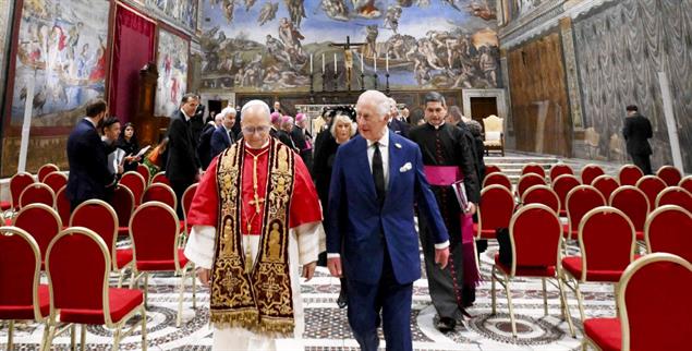 Zwei Kirchenoberhäupter beschwören ihre Bruderschaft: Leo XIV. und König Charles III. (Foto: IMAGO/ABACAPRESS)
