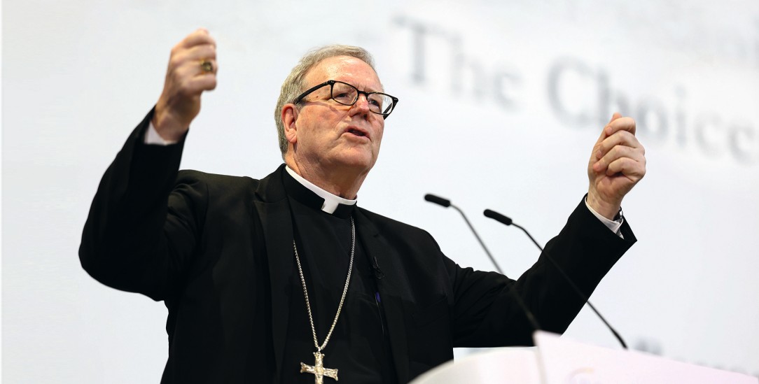 Bischof in Minnesota, berühmt im Internet, umstritten in Münster: Robert Barron. (Foto: Imago / Parsons Media)  