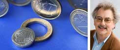 Das Horror-Wort heißt »Grexit«: Wolfgang Kessler (rechts) hält den möglichen Ausschluss Griechenlands aus der Eurozone für völlig falsch. (Foto: fotolia/vieraugen)