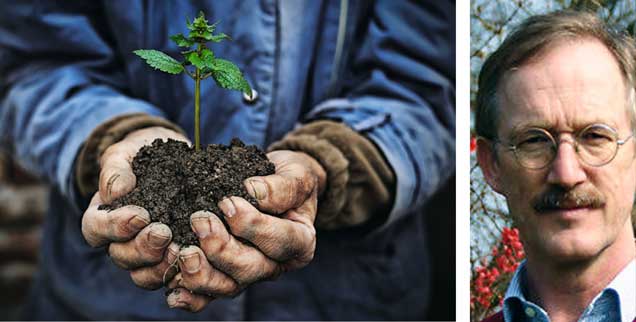 Kann Ökolandbau die Welt ernähren? Nur der Ökolandbau kann es, meint der Agrarwissenschaftler Felix zu Löwenstein in der Debattenreihe "Streitfragen zur Zukunft" (Fotos: istockphoto/valentinrussanov; BÖLW)