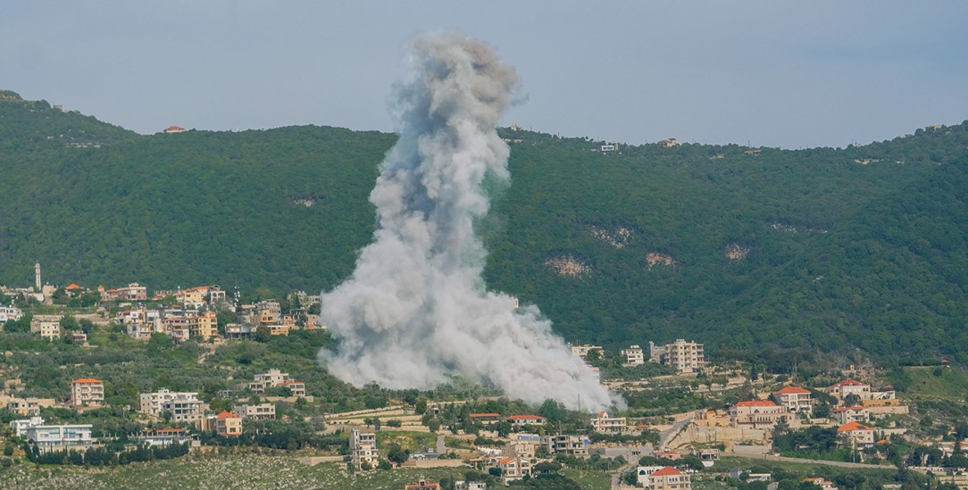 Explosion im Südlibanon: Ganze Landstriche unbewohnbar. (Foto: imago images / Middle East Images / Courtney Bonneau)