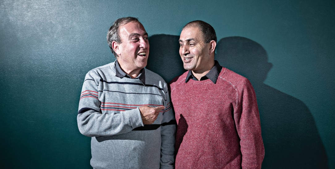 Sie werben für Versöhnung:Rami Elhanan und Bassam Aramin (Foto: Michele Limina)
