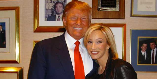 Donald Trump, schon im Wahlkampf herzlich verbunden mit Tele-Evangelistin Paula White:  Gemeinsamer Glaube an ein kapitalistisches Christentum. (Foto: christiantoday.com/Facebook Paula White)
