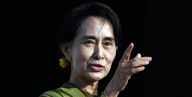 Nach dem Militärputsch in Haft: Aung San Suu Kyi, De-facto-Regierungschefin von Myanmar (Foto: pa Reuters/Cathal McNaughton)
