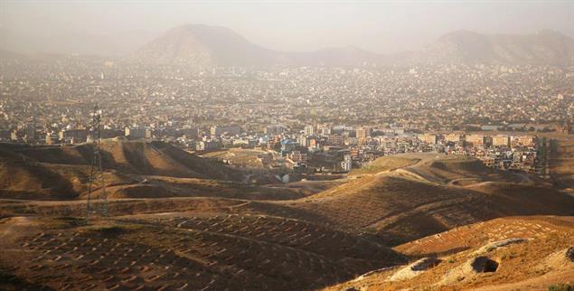 Metropole aus Lehm: Kabul aus der Luft- (Foto: pa/AP/Rahmat Gul)