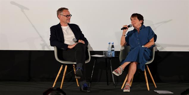 Den Frieden wagen: Matthias Drobinski und Margot Käßmann im Gespräch. (Foto: Ute Victor)