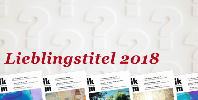 Welche Titel des Jahres 2018 haben Ihnen am besten gefallen? Wählen Sie Ihre drei Lieblingstitel! (Illustration: iStock by Getty/Serdarbayraktar)