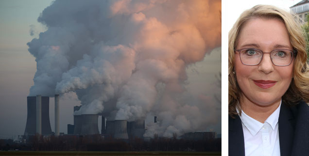 Das Braunkohlekraftwerk Neurath im Rheinland: Je länger Deutschland mit dem Ausstieg aus der Braunkohle wartet, umso abrupter wird der Wechsel, warnt die Ökonomin Claudia Kemfert  (Fotos: pa; pa/rtn/patrick becher)