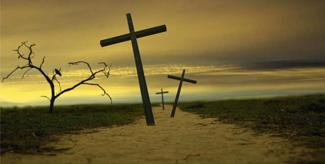 Der Weg, der nach Golgatha führt: Endet er mit Tod und Auferstehung? (Foto: Adam Korzeniewski/Alamy Stock Photo)