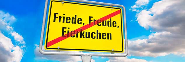 Nix is mit Friede, Freude, Eierkuchen: Die Kirchen lassen einen Experten-Sozialwort schreiben; die Basis ist verärgert. (Foto: bluedesign/Fotolia)