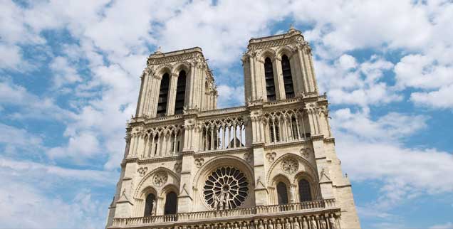 Wahrzeichen christlicher Geschichte Frankreichs: Die Kathedrale Notre Dame in Paris. (Foto: pa/Pucher)