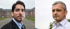Mouhanad Khorchide (links), Joachim Valentin: Macht Religion menschlich? (Fotos: pa/Thissen; Georg Haab)