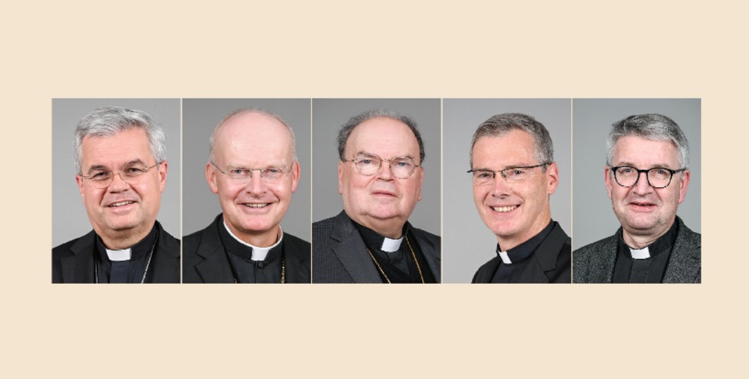 Wer wird neuer Vorsitzender der Deutschen Bischofskonferenz? Als aussichtsreiche Kandidaten gelten: Udo Bentz (Paderborn), Franz-Josef Overbeck (Essen), Bertram Meier (Augsburg), Heiner Wilmer (Hildesheim) und Peter Kohlgraf (Mainz). (Fotos: KNA / Julia Steinbrecht)