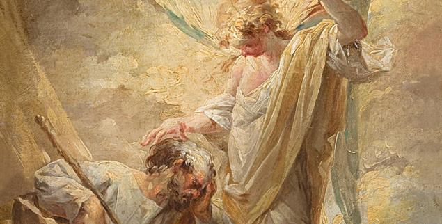 »Sueno de San Jose« (Der Traum des heiligen Josef) 1790, von Vicente López Portaña (Foto: Public domain sourced/Alamy Stock Photo)