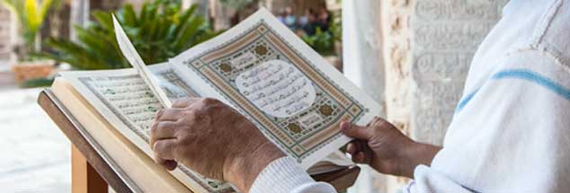 Welche Rolle spielt Schönheit in der Religion? Eine aufwendig gestaltete Koran-Ausgabe (Foto. pa/Norz)