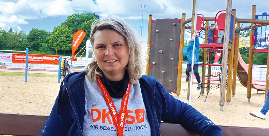 Krebs-Überlebende: Anja Stock engagiert sich für DKMS und klärt über Stammzellspenden auf. (Foto: Privat)