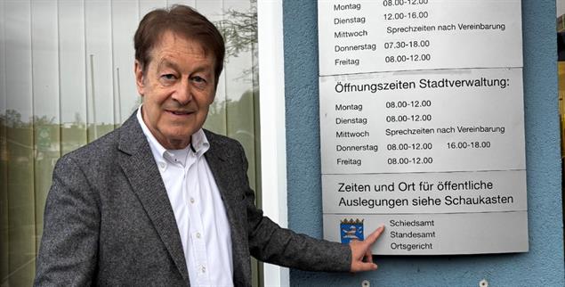 Schlichten statt richten: Bodo Winter ist seit 30 Jahren Schiedsmann in Büdingen. (Foto: privat)