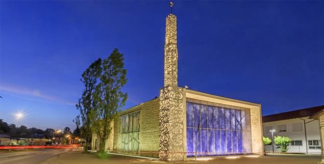 Architektonisches Schmuckstück: Die Moschee im oberbayerischen Penzberg.