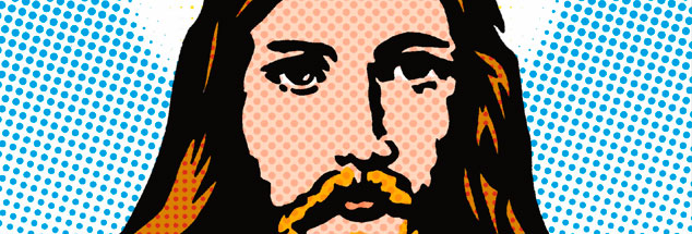 Auf radikale Weise oberflächlich: Jesus als Pop Art (Bild: pa/dieKLEINERT.de/Norbert Gersten)