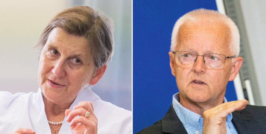 Diskutierten über die (Un)Möglichkeit von Reformen in der katholischen Kirche: Cludia Lücking-Michel und Norbert Lüdecke (Fotos: Meike Böschemeyer)