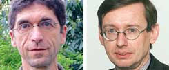 Palästina als Staat anerkennen? Rolf Verleger (links) sagt: "Ja!" Thomas Hoppe (rechts) sagt: "Nein!" (Fotos: Witt-Stahl; privat)
