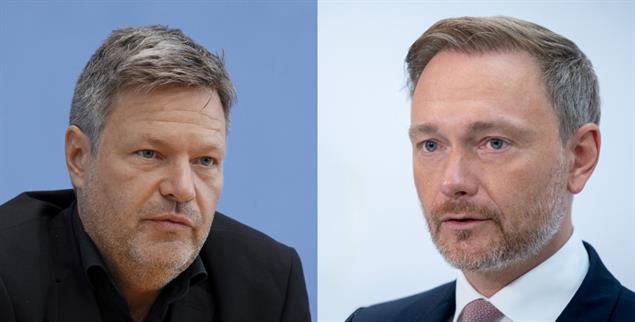 Politisch vereinbar? Robert Habeck und Christian Lindner (Fotos: pa/Flashpic; pa/Nietfeld)