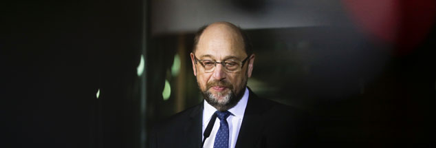 Martin Schulz, am Tag seines Rücktritts: Erst Messias, dann gekreuzigt. Die SPD spricht schon wenige Tage nach dem 13. Februar 2018 nicht mehr über den Mann aus Würselen. (Foto: pa/AP/Markus Schreiber)