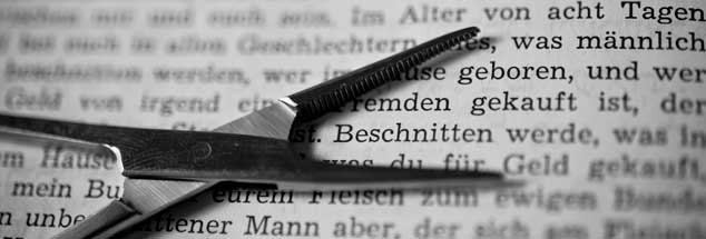 Das Ritual der Beschneidung: Seit dem Kölner Urteil vom Juni 2012 tobt eine deutsche Debatte, der der Bundestag heute ein vorläufiges Ende setzte. (Foto: pa/Ebener)