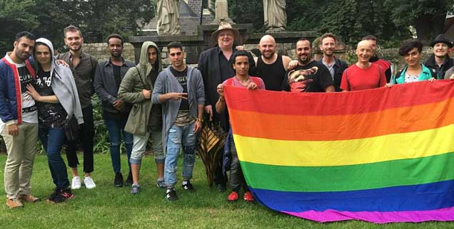 In Deutschland soll sich niemand verstecken müssen: Die Rainbow Refugees in Frankfurt unterstützen schwule, lesbische und transsexuelle Geflüchtete (Foto: Rainbow Refugees/privat)