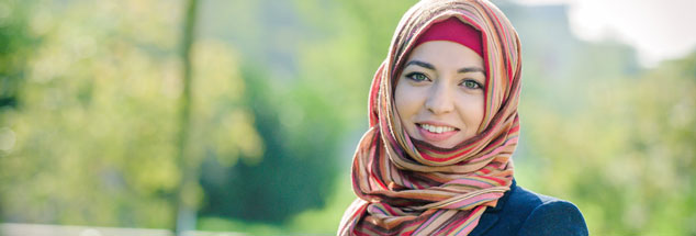 Khola Maryam Hübsch: "Für mich ist das Kopftuch ein Symbol der Emanzipation" (Foto: Daliah Immel Fotografie)