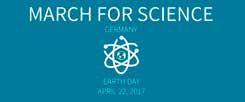 Das Logo der Kampagne: Die Idee für den »March for science« wurde in den USA geboren, am Samstag wird aber auch in vielen deutschen Städten demonstriert (Foto: marchforscience.de)