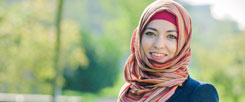 Khola Maryam Hübsch: "Für mich ist das Kopftuch ein Symbol der Emanzipation" (Foto: Daliah Immel Fotografie)