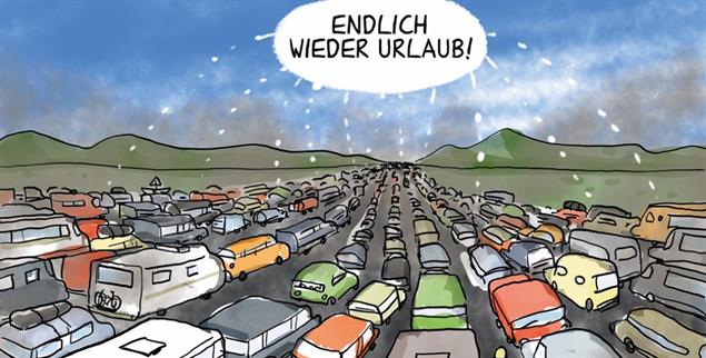 (Zeichnung: PA/dieKLEINERT/Leopold Maurer)