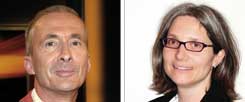 Weg mit dem Ehegattensplitting? Thomas Gesterkamp (links) sagt : "Ja!" Andrea Teupke (rechts) sagt: "Nein!" (Fotos: pa/Schindler; privat)