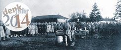 Krieg mit dem Segen der Kirche: Deutscher Feldgottesdienst im Ersten Weltkrieg. (Foto: Ullstein)