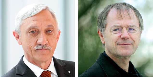 Hartz IV - ein Erfolg? Heinrich Alt (links) sagt: "Ja!" Christoph Butterwegge (rechts) sagt: "Nein!" (Fotos: Bundesagentur für Arbeit; www. christophbutterwegge.de)