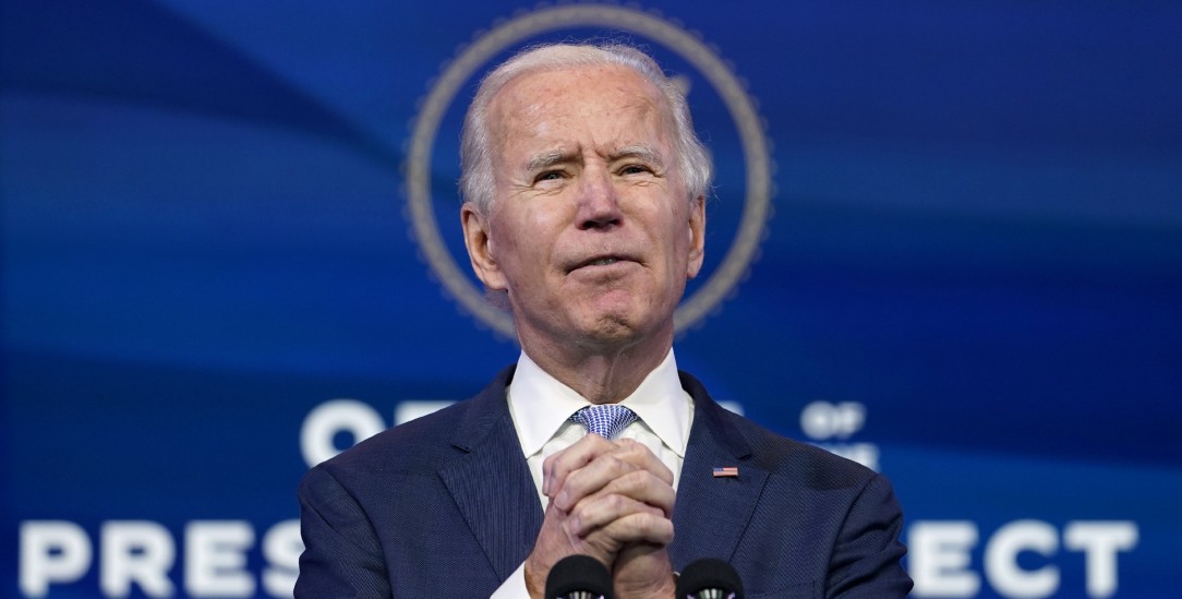 Joe Biden am 6. Januar 2021 im Queen-Theater in Wilmington, Delaware (Foto: pa/ap/Walsh)