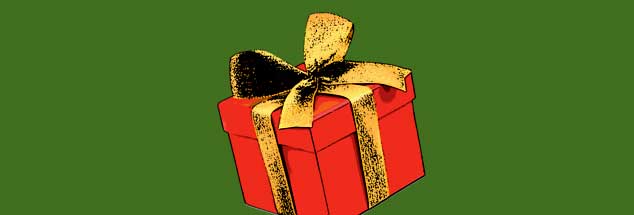 Ein Weihnachtsgeschenk! Was woll drin ist im Karton? Vielleicht was Selbstgemachtes. (Foto: Fotolia/eyetronic)
