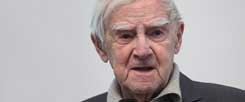 Daniil Granin, 95-jährig, Schriftsteller, Zeitzeuge: Er erlebte die Blockade von Leningrad. Am heutigen Tag des Gedenkens an die Opfer des Nationalsozialismus sprach er im Bundestag. (Foto: pa/Rustak/RIA Novosti)