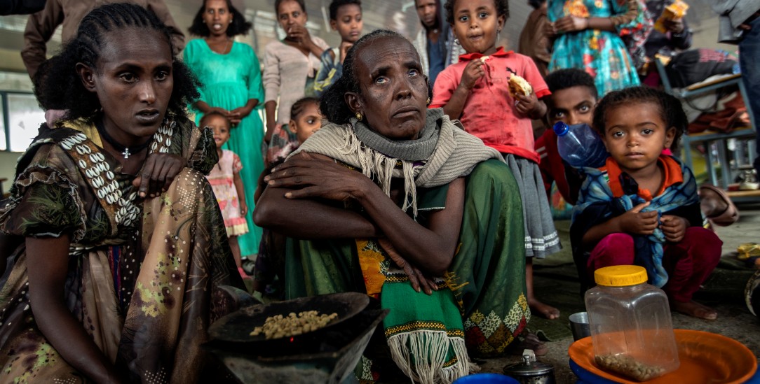 Vertrieben: Mehr als eine Million Menschen aus der umkämpften Region Tigray sind auf der Flucht. Doch auch in anderen Landesteilen sind sie nicht in Sicherheit. (Foto: PA/AP/Ben Curtis)