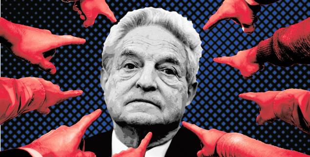 Folge einer gezielten Kampagne: George Soros wurde von einem weltweit geachteten Philanthropen zu einem der meistgehassten Menschen der Welt (Fotoillustration: Publik-Forum; Fotos: iStock by Getty/photoschmidt; iStock by Getty/DavidZydd; pa/epa/Stefan Zaklin)