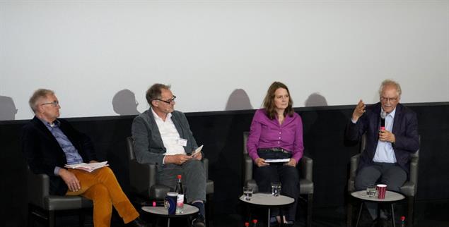 Woher kommt der Zorn auf den Staat? Das diskutierten Andreas Püttmann, Susanne Brandes und Wolfgang Kessler, moderiert von Matthias Drobinski (Foto: Benno Umbach)
