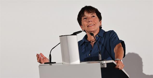 »Selig sind, die Frieden stiften«: Margot Käßmann beim Publik-Forum-Thementag in Hannover (Foto: Ute Victor)