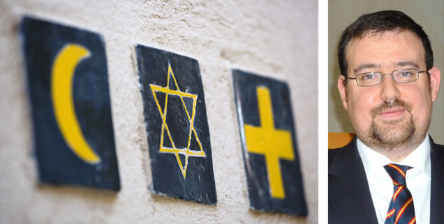 Rabbiner Elias Dray (rechts): "Es wird immer so viel geredet von Integration, aber wenn da mal ein tolles Projekt ist, bringt das keiner voran. Genug Rabbiner und Imame, die das machen würden, gibt es." (Fotos: iStock by getty/zanskar; privat)