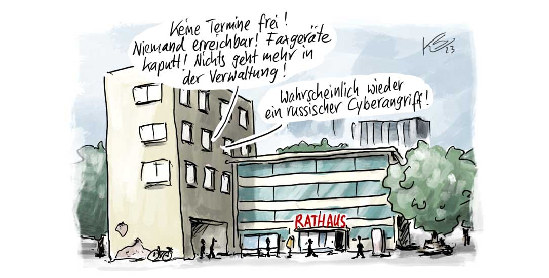 Endlich eine Erklärung! (Zeichnung: Klaus Stuttmann)