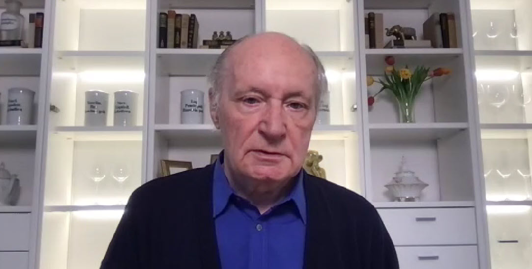 Der Theologe und Psychotherapeut Eugen Drewermann bei der online-Veranstaltung der Leserinitiative Publik-Forum e.V. Der Theologe und Psychotherapeut Eugen Drewermann bei der online-Veranstaltung der Leserinitiative Publik-Forum e.V.
