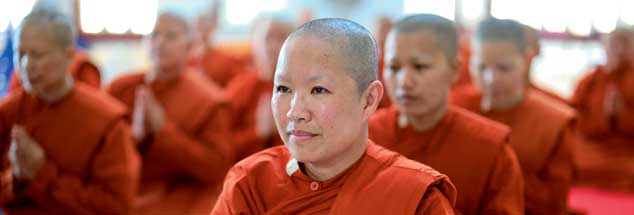 Revolutionär: Das Songdhamma-Kalyani-Kloster in Thailand ist eines der wenigen buddhistischen Klöster in Asien, in dem Frauen ordiniert werden
(Foto: pa/Reuters/Perawongmetha)