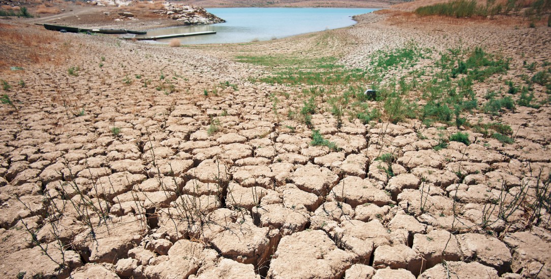 Unumkehrbare Verluste: Ein fast ausgetrockneter Stausee im Süden Spaniens. (Foto: pa/Felipe Passolas)