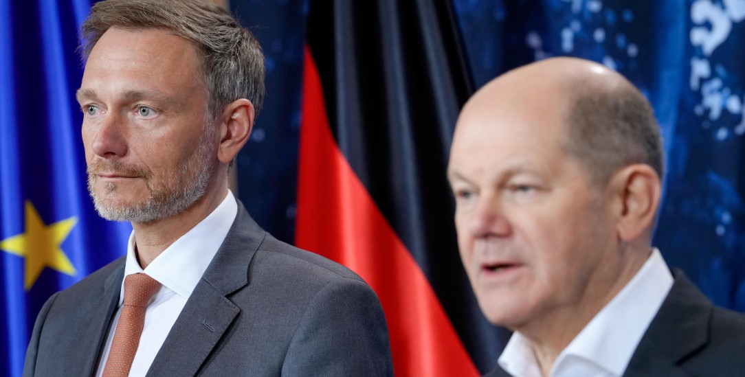 Finanzpolitische Bremser: Christian Lindner und Olaf Scholz (Foto: pa/Jens Krick)