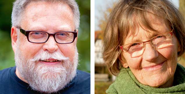 Soll man Organspender werden? Peter Fricke (links) sagt: "Ja !" Gisela Meier zu Biesen (rechts) sagt: "Nein!" (Fotos: privat)